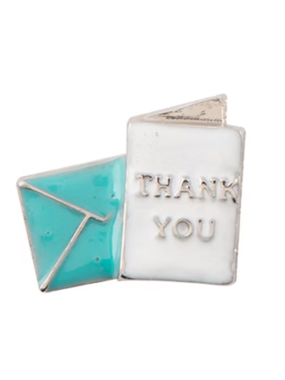 Origami Owl thank you card charm